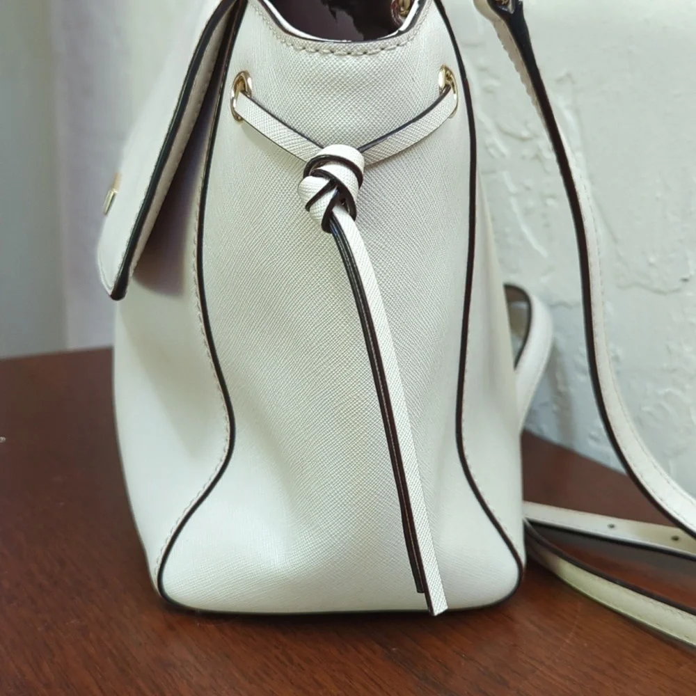 NEW Kate Spade Laurel Way Lilah Satchel Crossbody Almondine